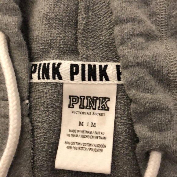 Gray pink hoodie - Picture 2 of 4